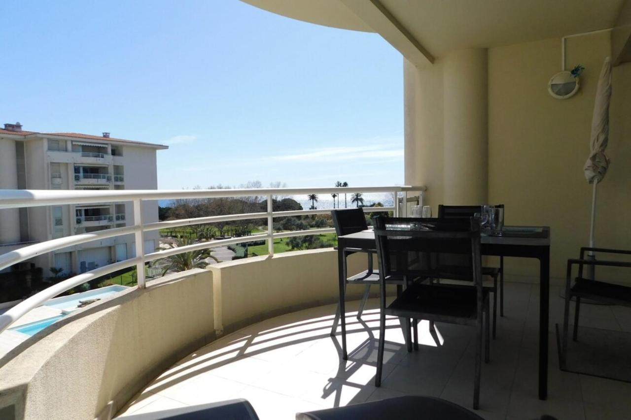 "T2 "Antibes Les Pins 3" Air Conditionned Sea View With Parking And Pool" Leilighet Eksteriør bilde
