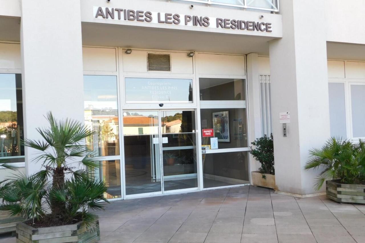 "T2 "Antibes Les Pins 3" Air Conditionned Sea View With Parking And Pool" Leilighet Eksteriør bilde