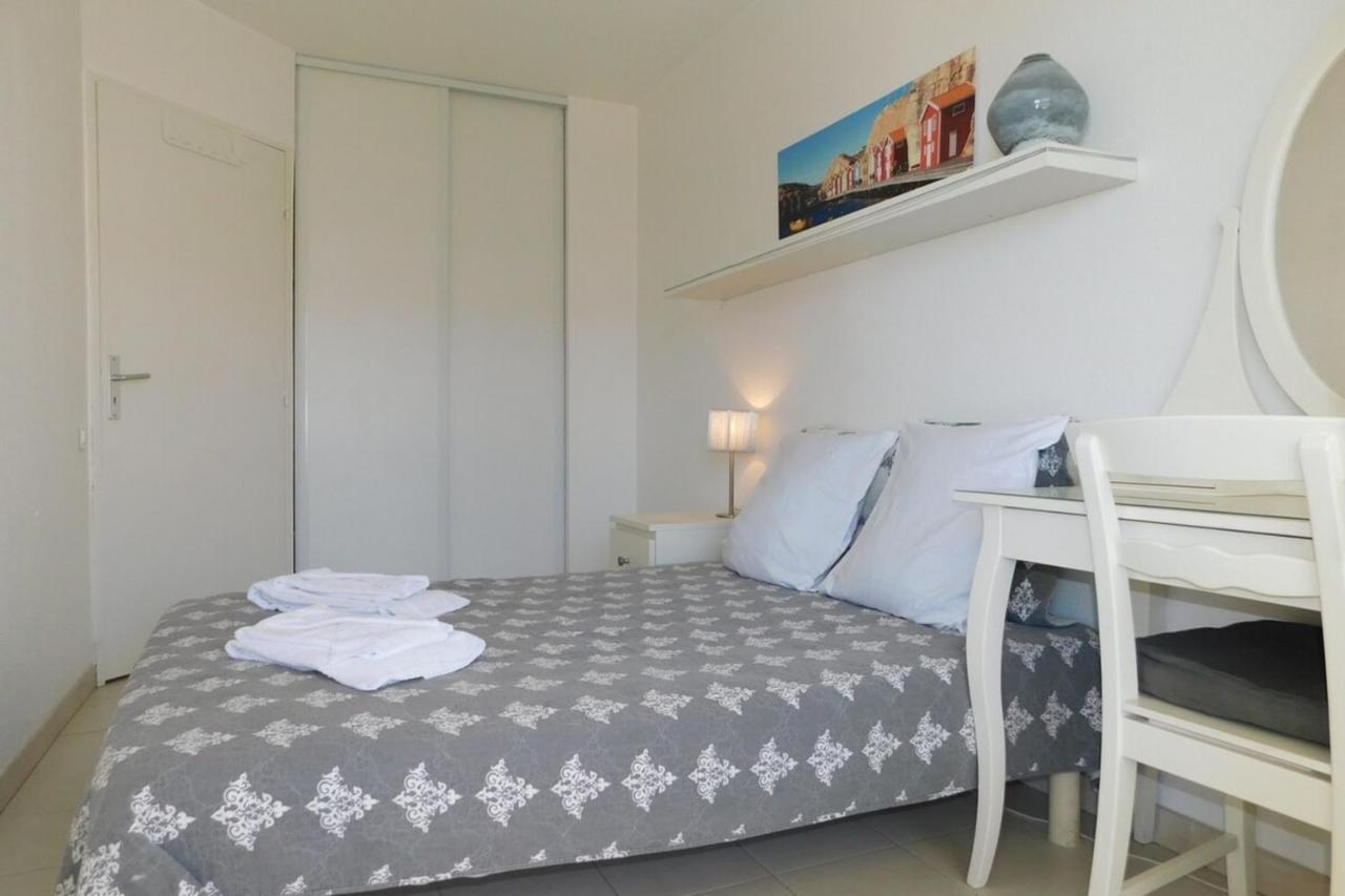 "T2 "Antibes Les Pins 3" Air Conditionned Sea View With Parking And Pool" Leilighet Eksteriør bilde